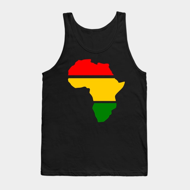 Split Africa Tank Top by Cargoprints